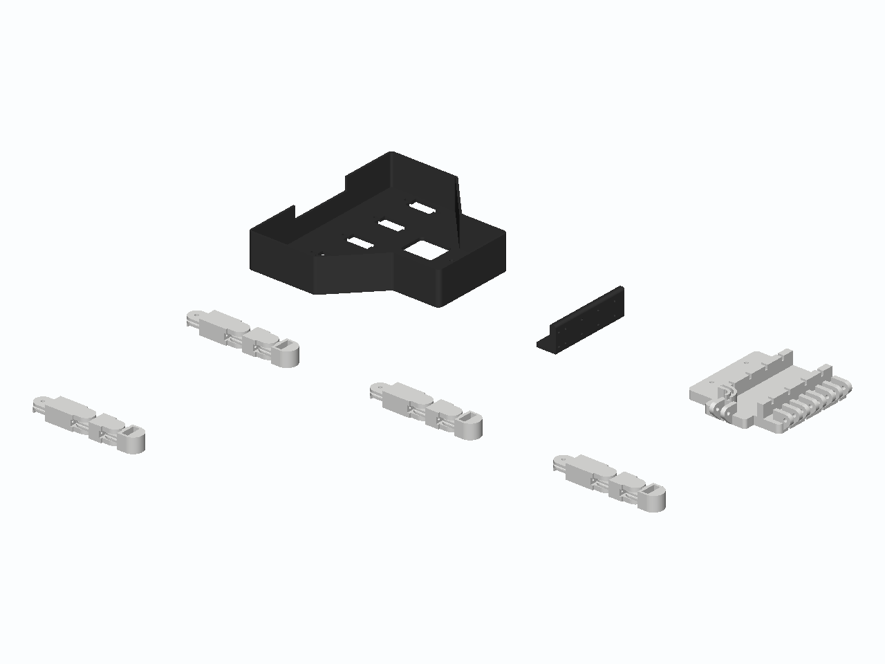 SG90 Tendon-Driven Robot Hand, assembled