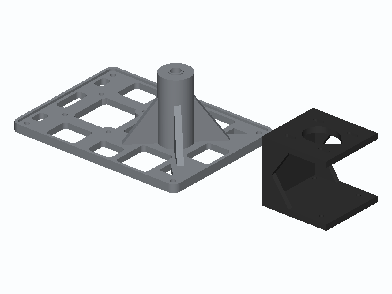 NEMA17 Belt-Drive SCARA Drawing Arm, assembled