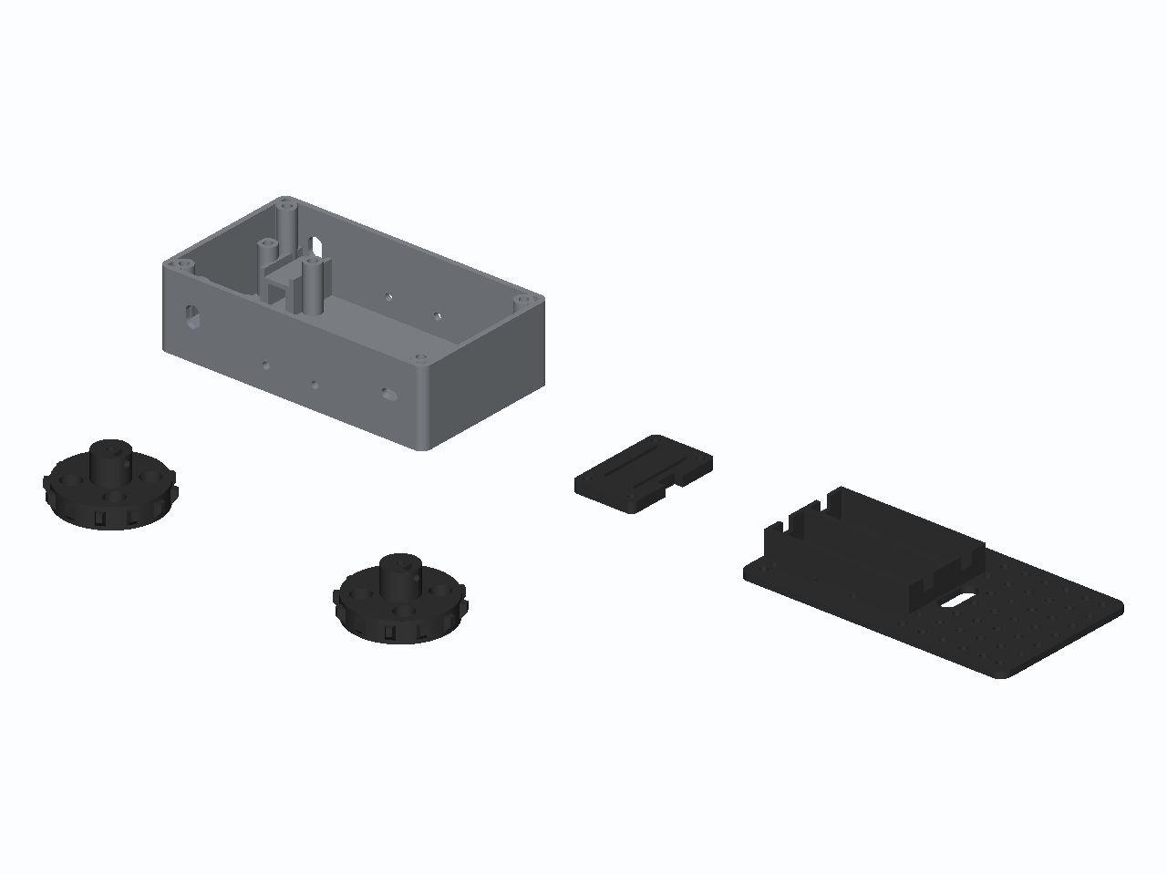 N20 Twin-Track Mini Tank Chassis, assembled