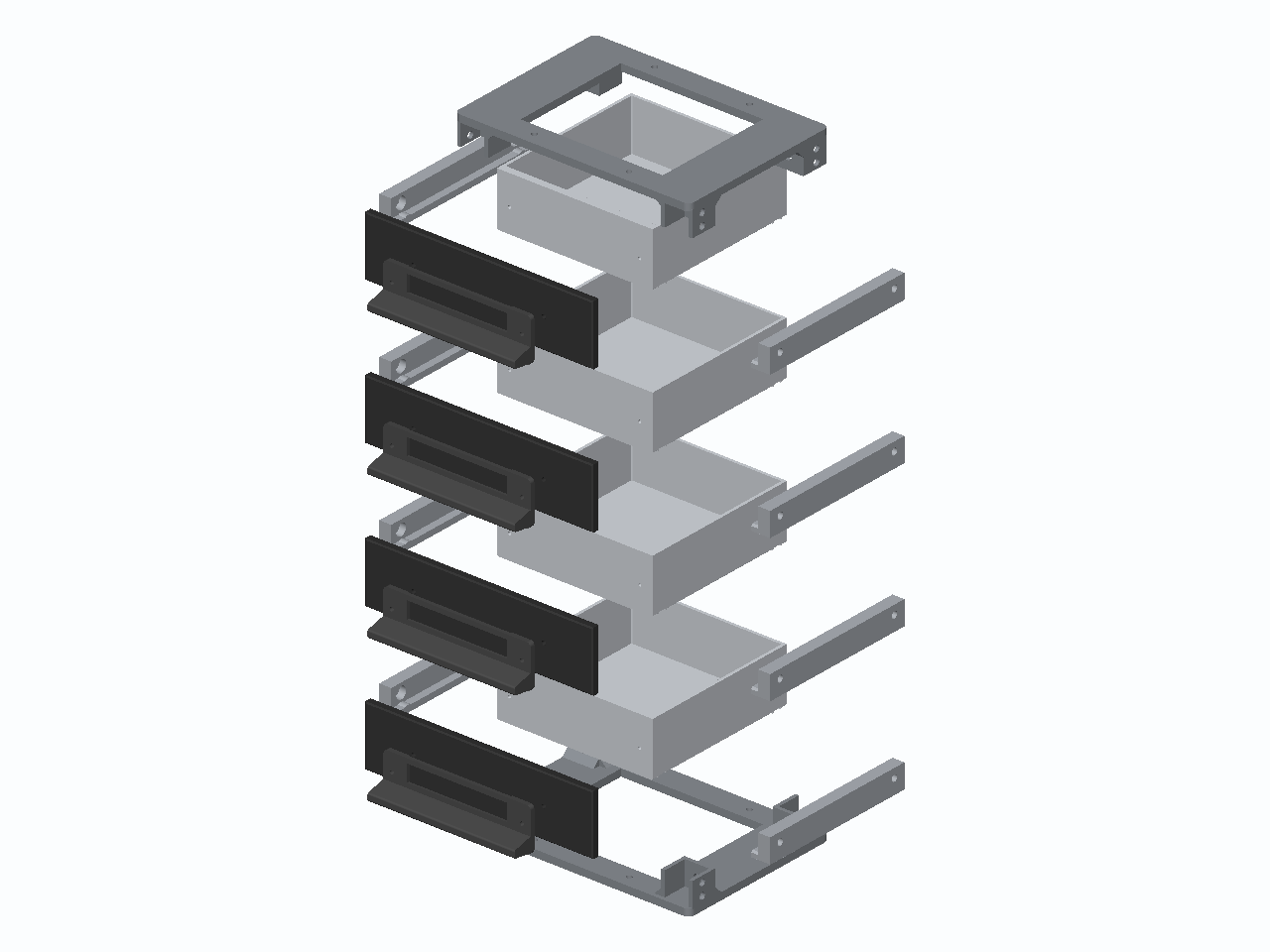 2020 Gridfinity Drawer Tower, assembled