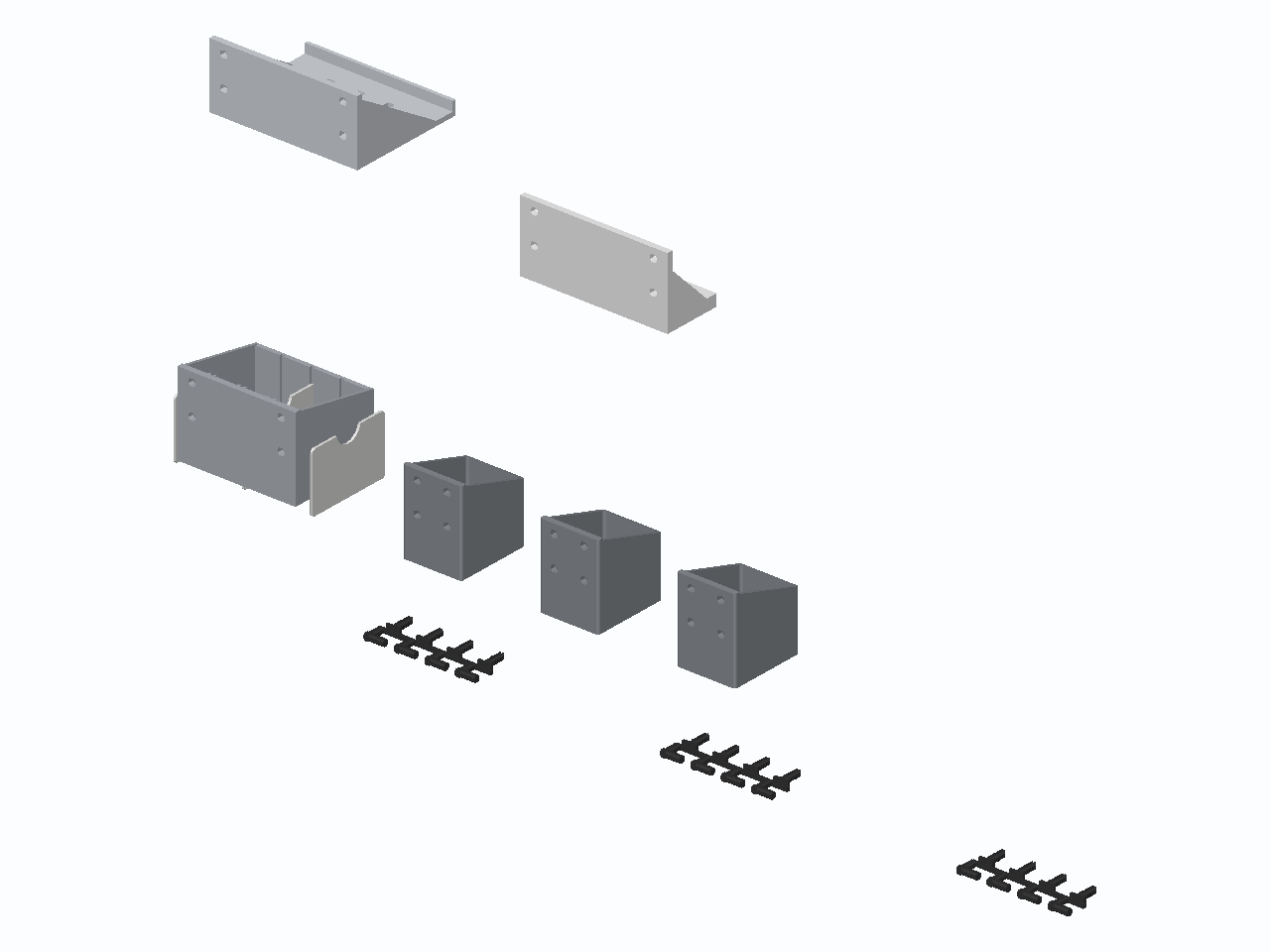 1/4 in Pegboard Locking-Peg Tool Wall, assembled