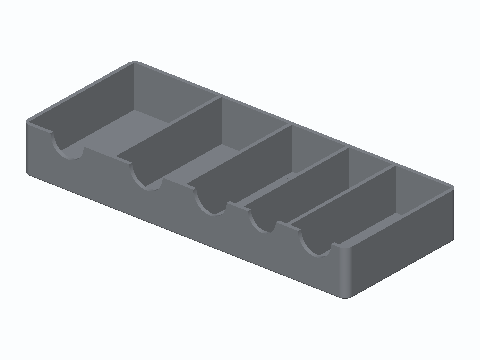 Binder Clip Four-Size Desk Sort Tray