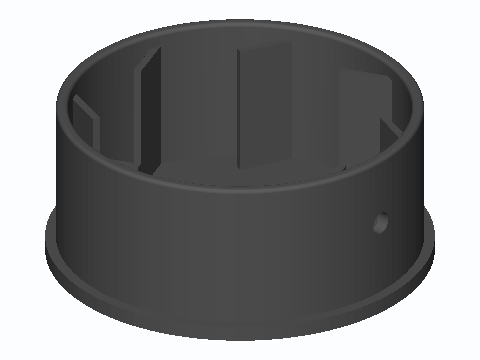 Flex-Fin Chain-Link Post Cap 57-63 mm