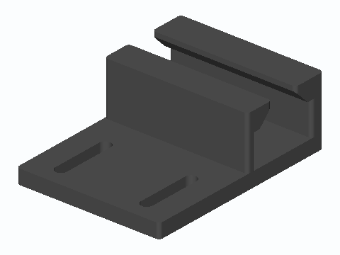 Desk-To-Wall Standoff Cable Trough
