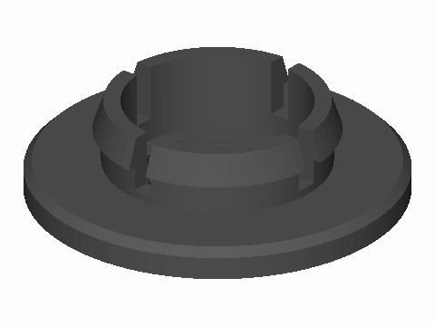 22 mm Snap-In Step-Down Cable Grommet