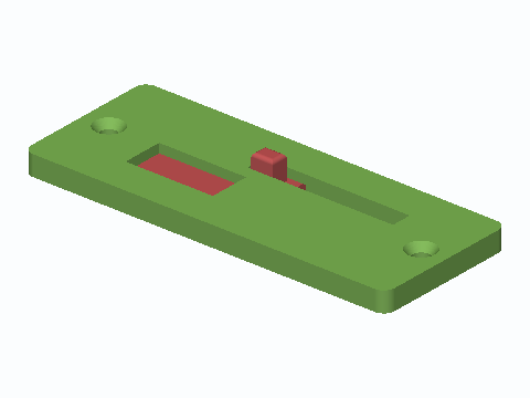 Occupied/Vacant Door Slide Indicator