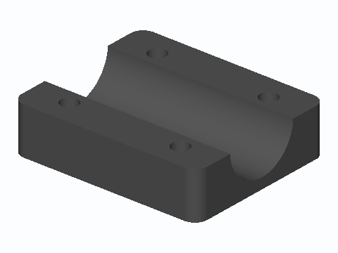 1/2 in PVC Burst Pipe Bolt-On Repair Clamp