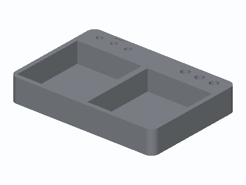 M3 And M4 Heat-Set Insert Scoop Tray