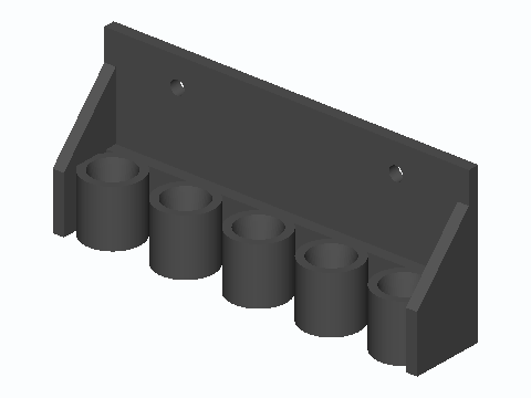 Pressure Washer Five-Tip Wall Rack