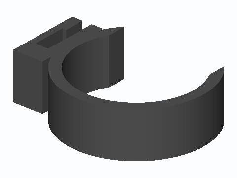 1-3/8 in Top Rail Chain-Link Snap Tie