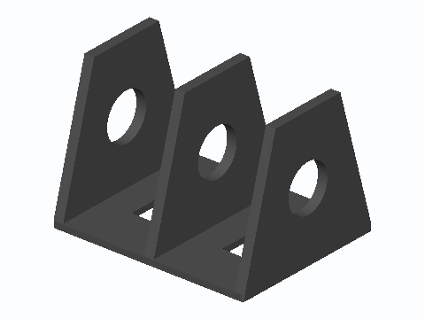Two-Bay Upright Keyboard Storage Cradle