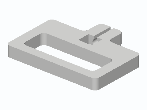 Attic Ladder Drop-In Cord Pull Handle