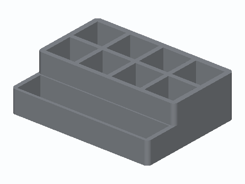 2020 Extrusion Offcut Rack With T-Nut Trough