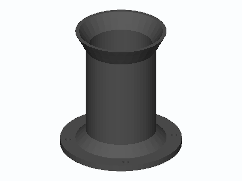 50 mm Flared Bass Reflex Port Tube