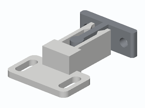 Medicine Cabinet Snap Jaw Door Catch