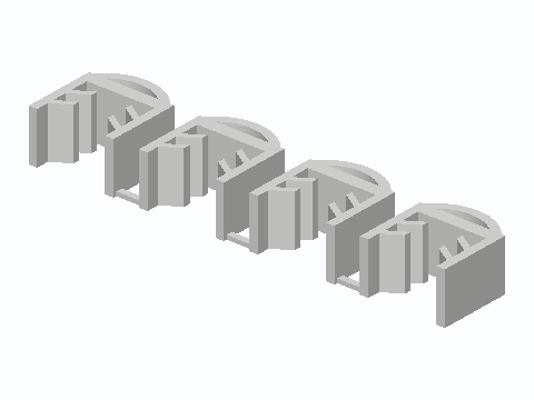 Toilet Tank Lid Spring-Arch Bumper Clips