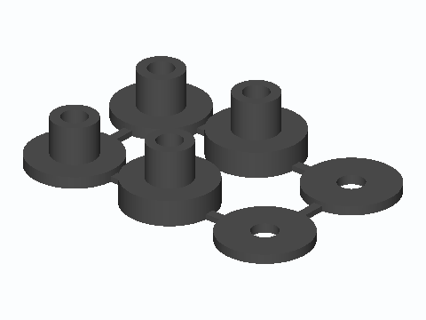 Folding Chair X-Pivot M5 Bushing Kit