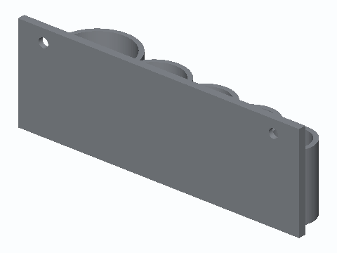 PVC And EMT Offcut Socket Wall Rack