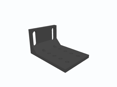 Adjustable 1U Rack Mount Ear