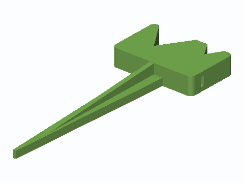 Drip Line Twin-Lane Zip-Tie Ground Stake