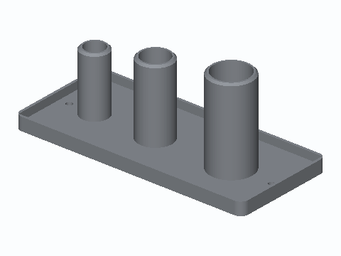 PVC Fitting Size-Sort Peg Tray