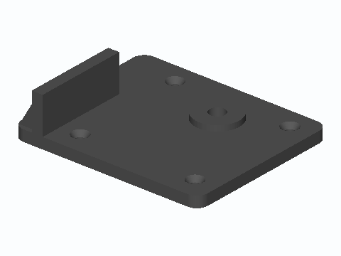 Cornhole Folding Leg Pivot Bracket