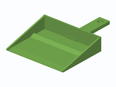 Bench Sweep Dustpan With Screw Corral