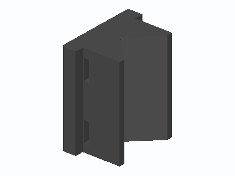 Round Tube Gate Latch Adapter Saddle