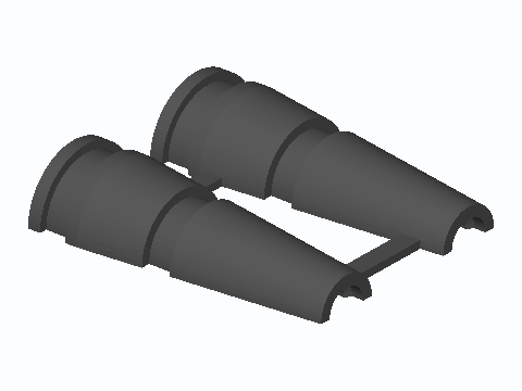 Zip-Tie Clamshell Cable Boot Splint