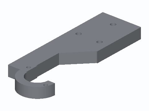 Joist J-Hook For 3/4 in EMT Rail