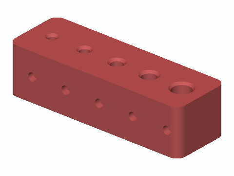 Five-Mandrel Coil Spring Winding Block