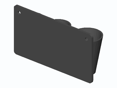 Three-Cup Oil Funnel Drip Wall Rack