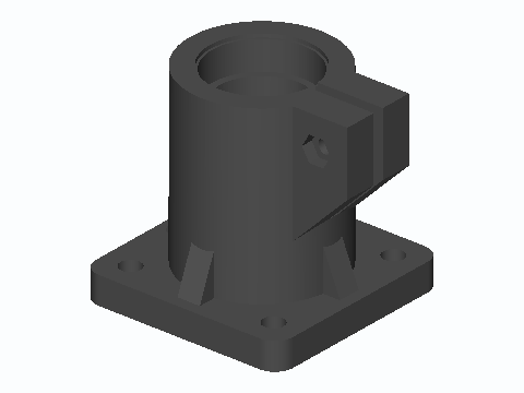 Dual 608 Bearing Yaw Joint Pedestal