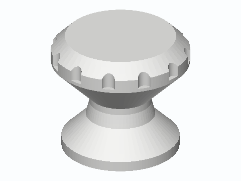 Through-Glass Shower Door Knob M5