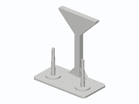 Two-Cone Sewing Thread Stand