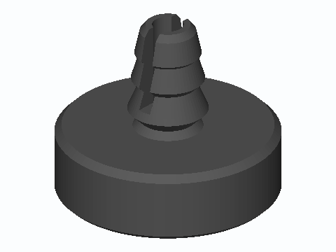 Bathroom Scale Split-Stem Replacement Foot