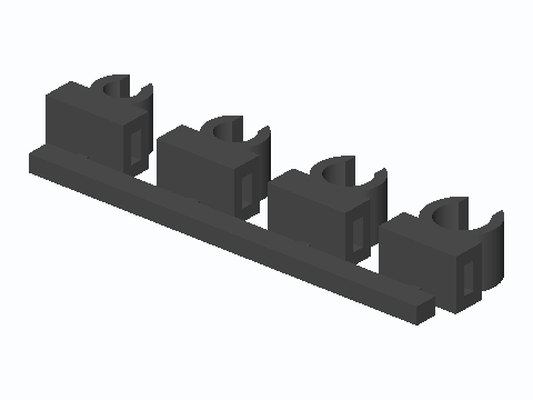 Wiper Arm Washer Hose Clip Set