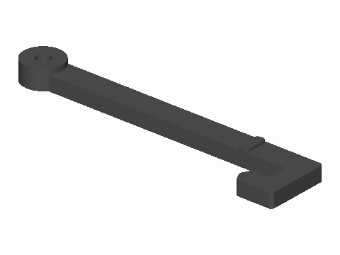 Swivel Cabin Hook On #10 Screw Pivot