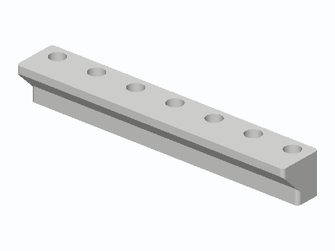Over-Sink 8 mm Rod Drying Rack End Rail