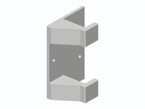 Ironing Board Twin-Hook Wall Hanger