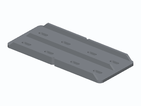 Slotted Desktop Seam Joining Plate