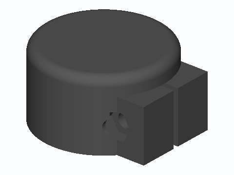 8 mm Axle Pinch-Clamp Wheel Hub Cap