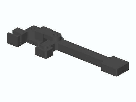 Print-In-Place Recliner Cable Release Lever