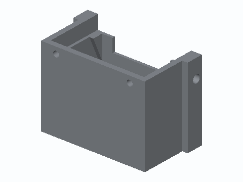 Tilt-Out Wall Parts Bin