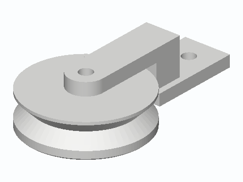 Print-In-Place Shade Chain Loop Tensioner