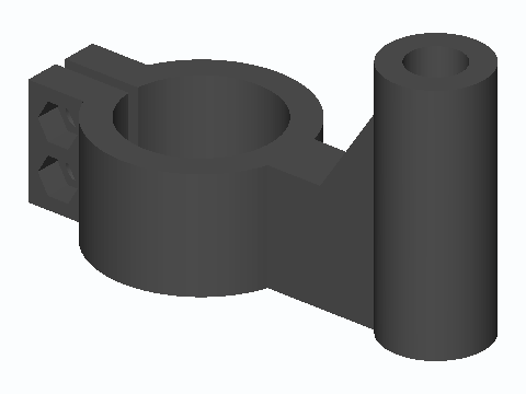 Handlebar Accessory Extender Bar Clamp