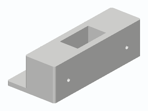 1/2 in PVC Over-Tub Caddy End Saddle