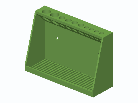 Reusable Straw And Brush Drying Rack