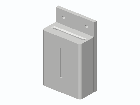 Wall-Mount DE Razor Blade Bank