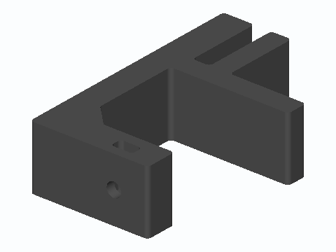 Desk Edge Privacy Panel Clamp